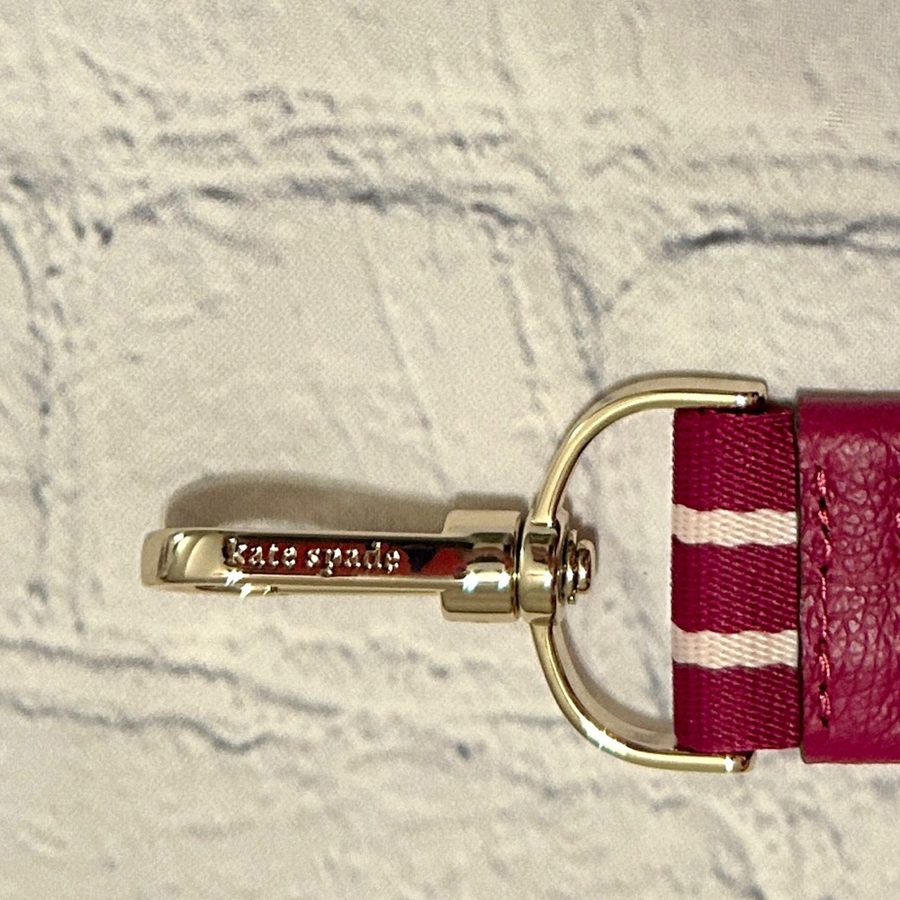 NWT Kate Spade Raspberry Pebbled Leather Crossbody and Coin Purse (Retail $349) - Picture 9 of 9